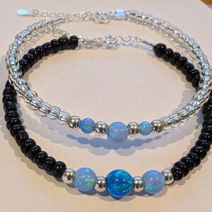 Sterling silver Opal Bracelets
